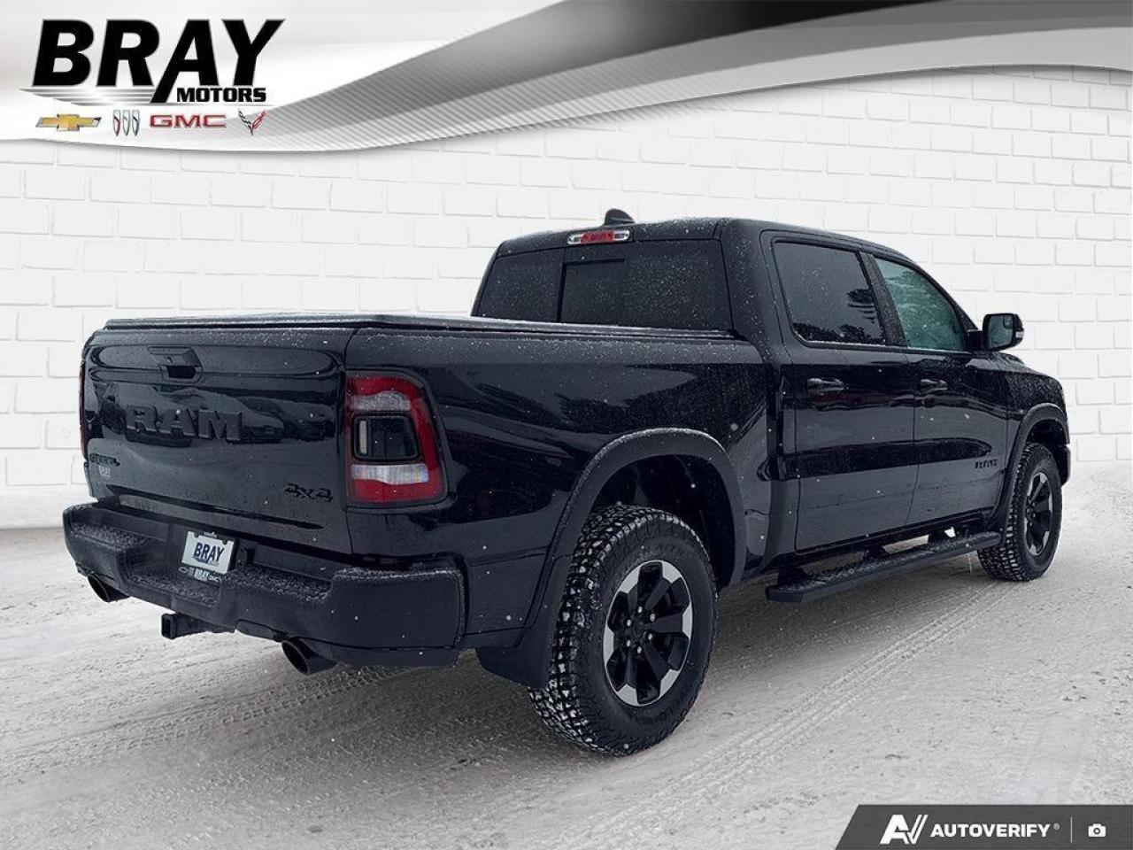 2019 RAM 1500 Rebel   SPRAY IN BEDLINER, TONNEAU COVER, RUNNING Photo