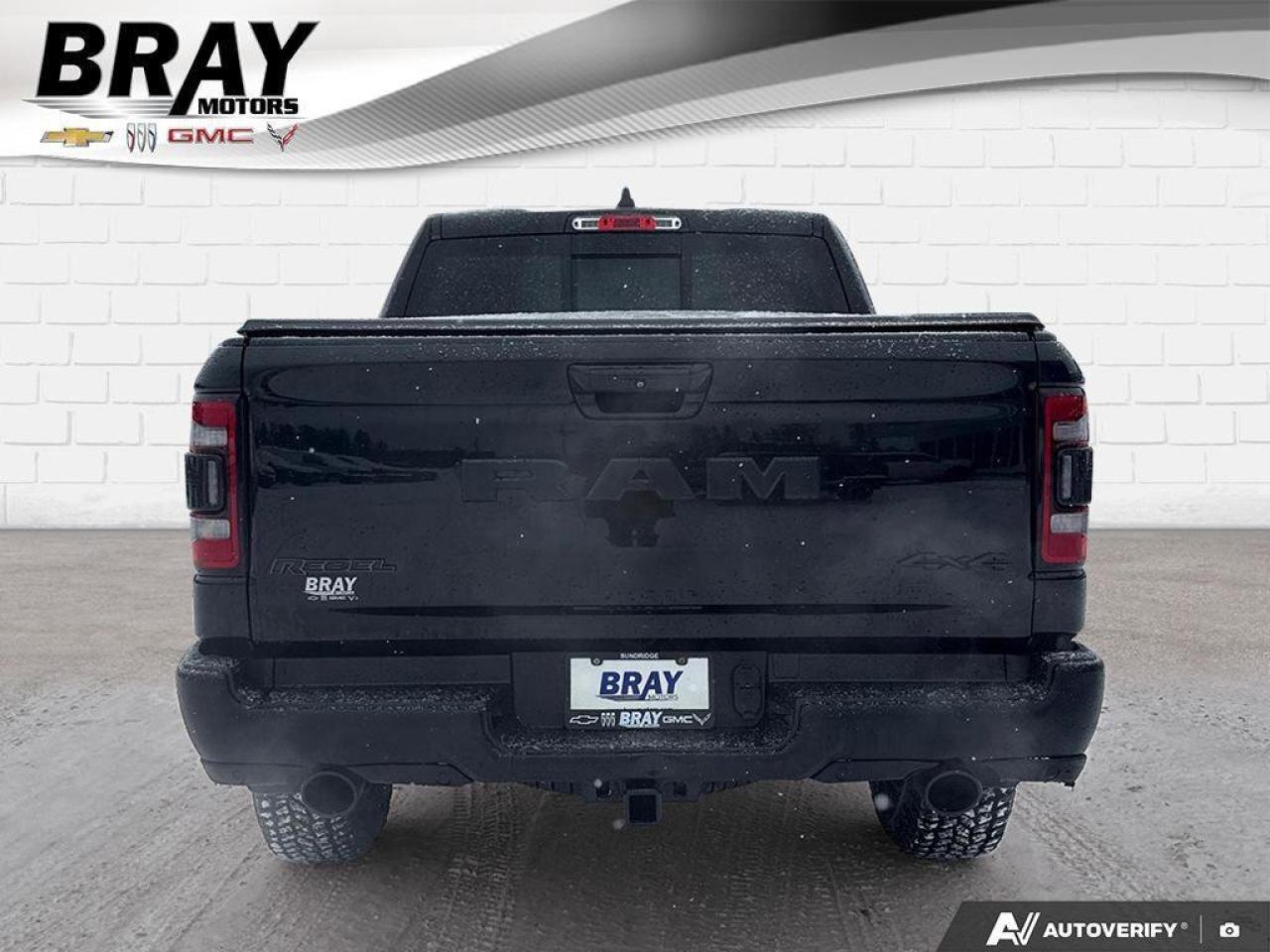 2019 RAM 1500 Rebel   SPRAY IN BEDLINER, TONNEAU COVER, RUNNING Photo3