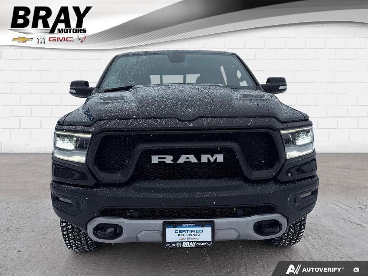 2019 RAM 1500 Rebel   SPRAY IN BEDLINER, TONNEAU COVER, RUNNING Photo