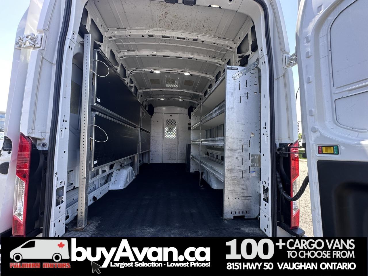 2019 Ford Transit Cargo Van T-250 148" EL High Roof + Divider Shelves Photo