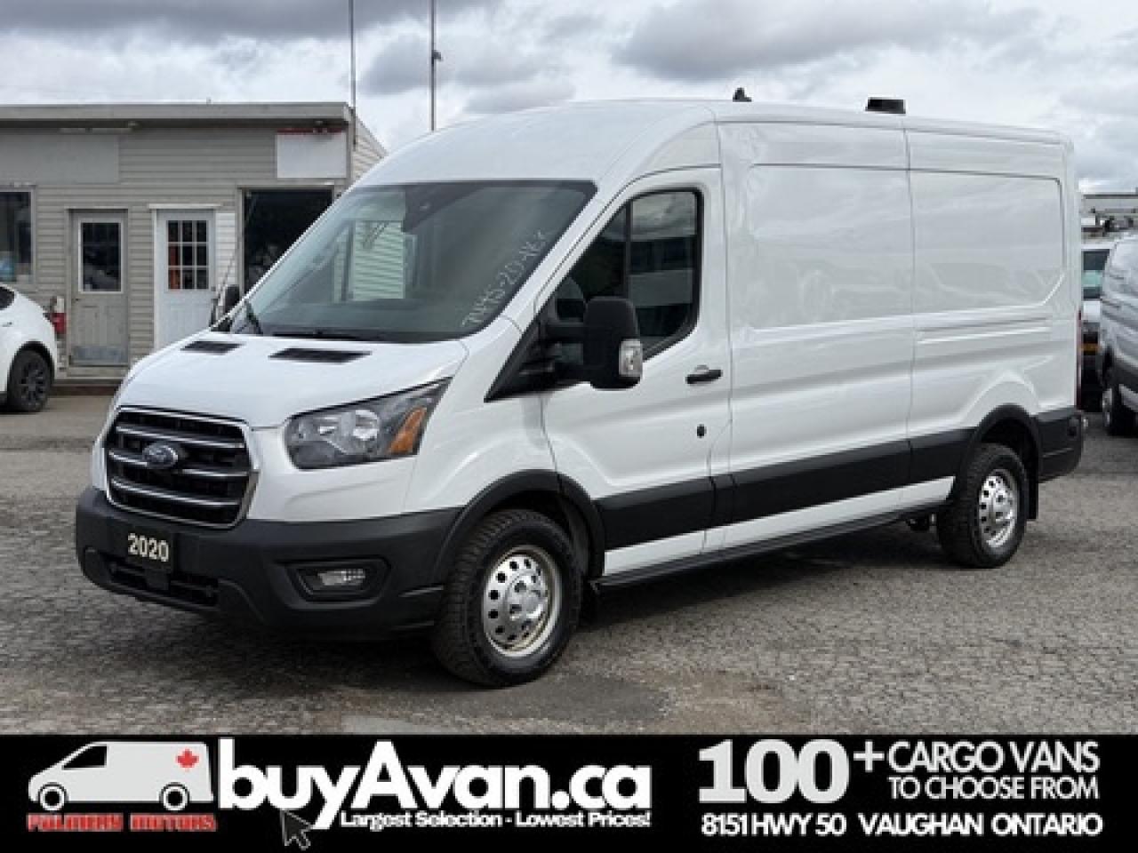 2020 Ford Transit Cargo Van T-350 148" Mid Roof AWD + Divider Photo4