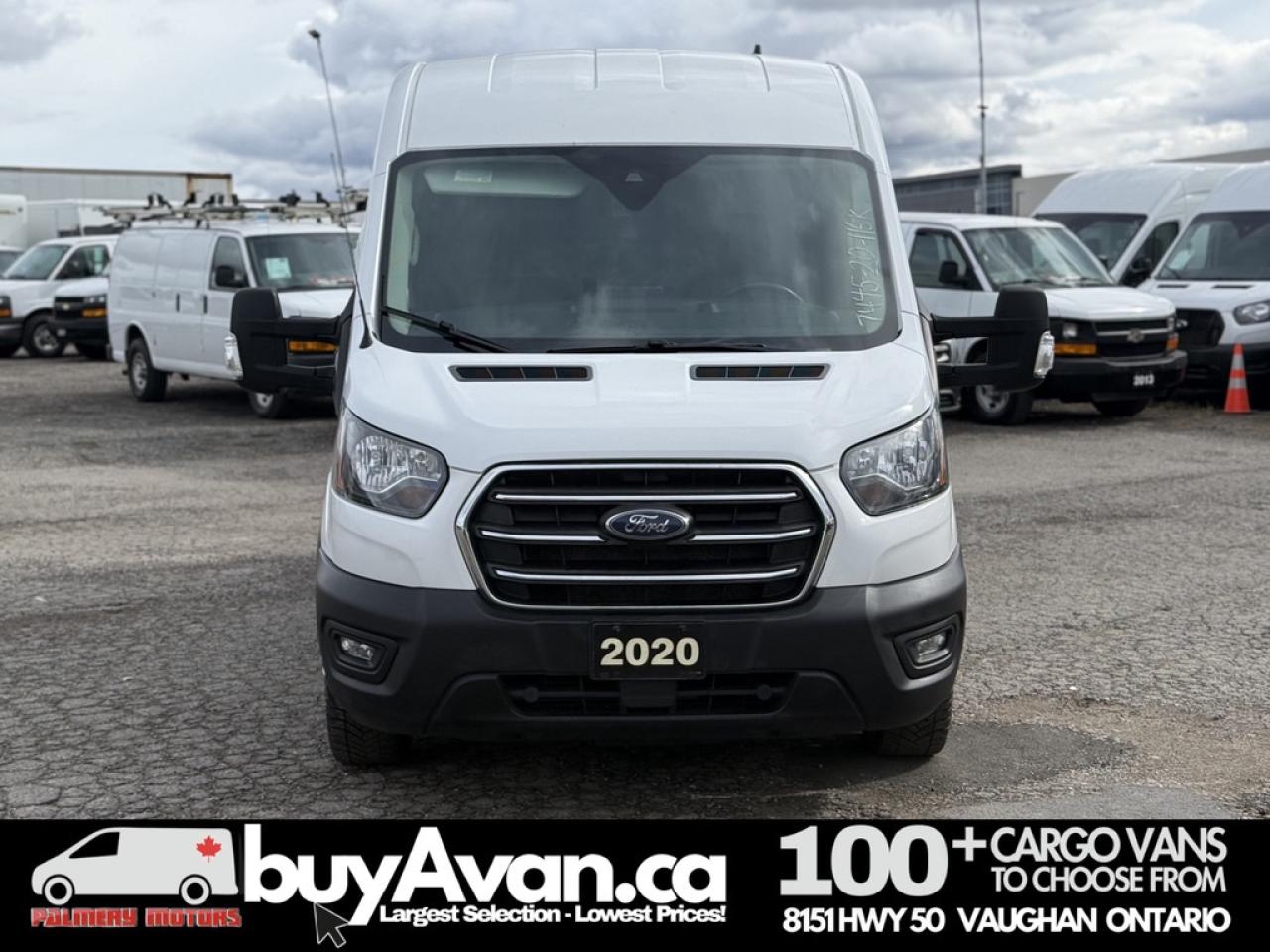 2020 Ford Transit Cargo Van T-350 148" Mid Roof AWD + Divider Photo