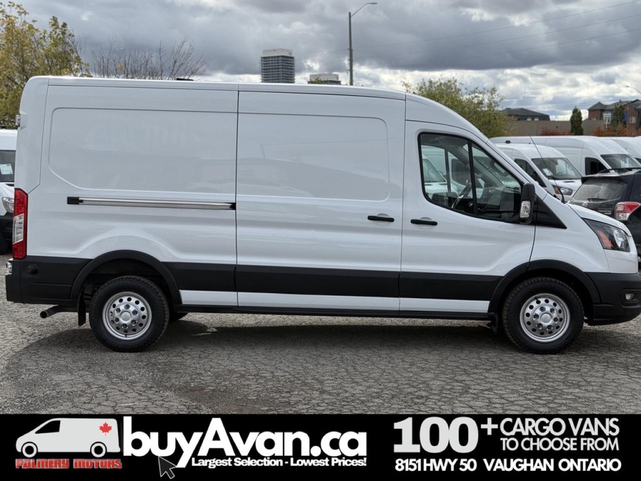 2020 Ford Transit Cargo Van T-350 148" Mid Roof AWD + Divider Photo