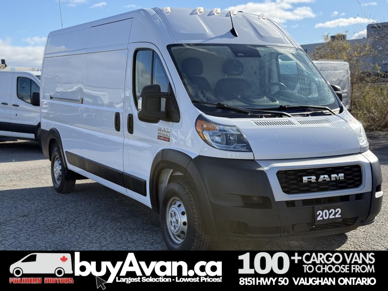 2022 RAM ProMaster Cargo Van 2500 159 HR Shelves+Divider 3 PSGR Photo