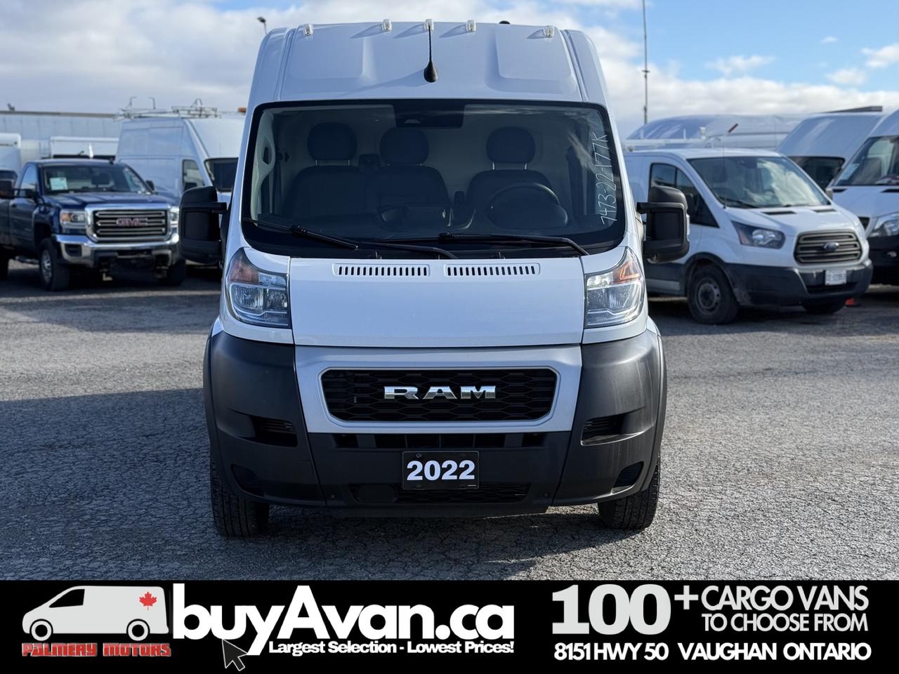 2022 RAM ProMaster Cargo Van 2500 159 HR Shelves+Divider 3 PSGR Photo