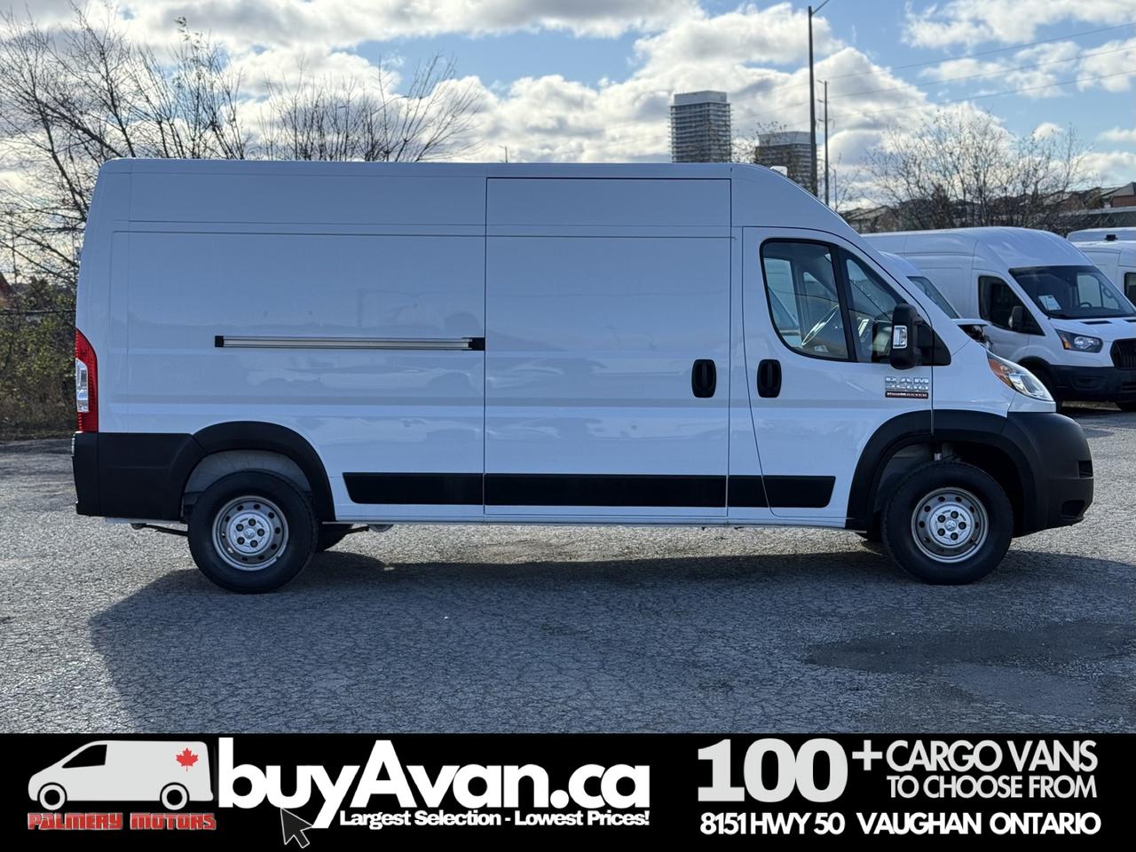 2022 RAM ProMaster Cargo Van 2500 159 HR Shelves+Divider 3 PSGR Photo