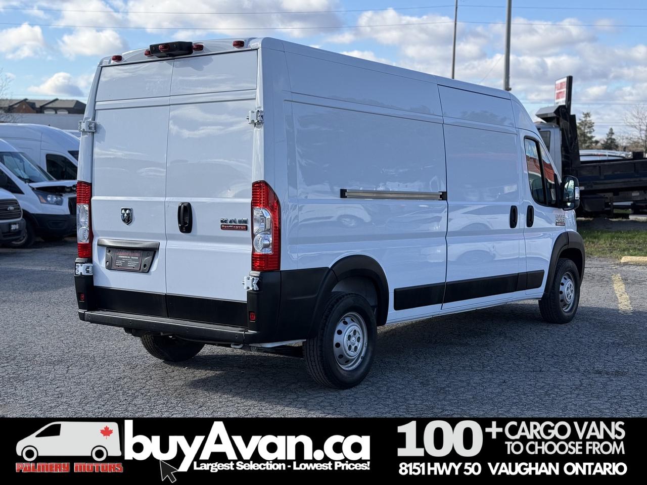 2022 RAM ProMaster Cargo Van 2500 159 HR Shelves+Divider 3 PSGR Photo