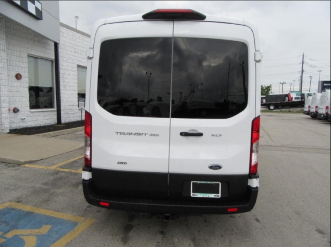 2022 Ford Transit Cargo Van GAS MED ROOF EXT ALL WHEEL DRIVE 15 PASS VAN Photo