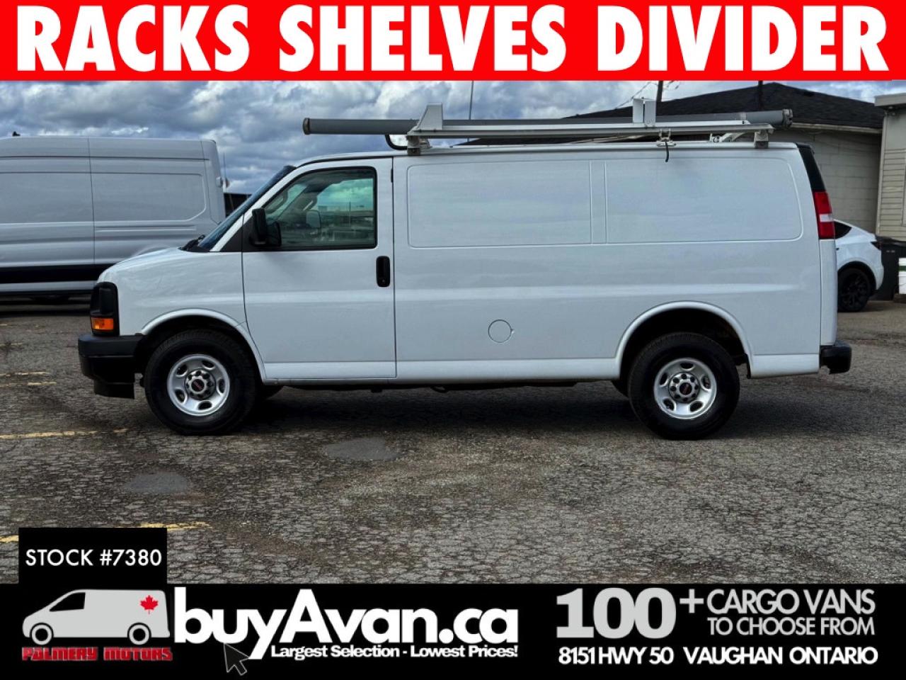 2017 GMC Savana Cargo Van 2500 Racks Divider Shelves Photo0