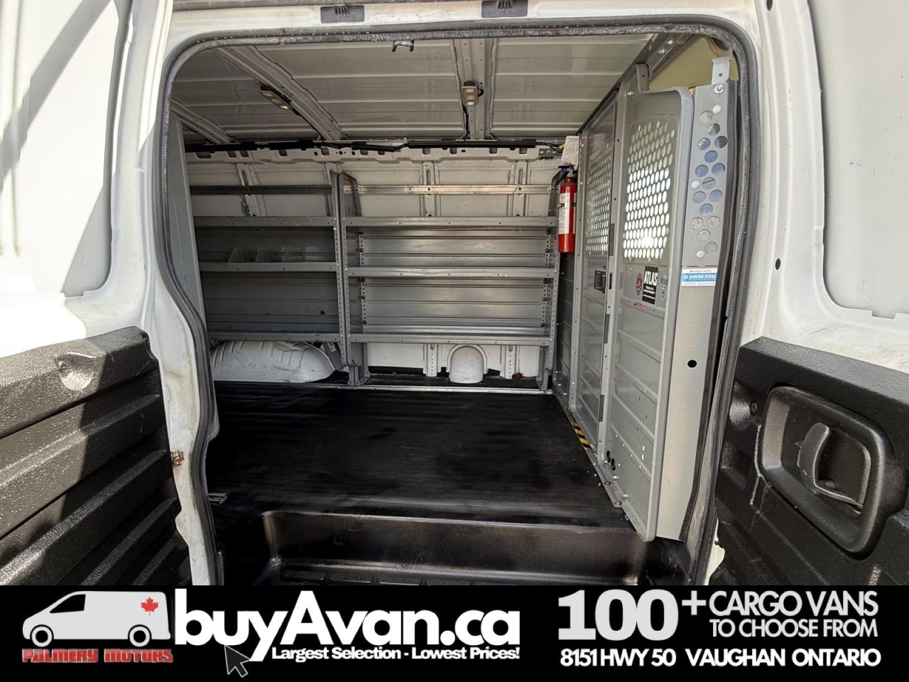 2017 GMC Savana Cargo Van 2500 Racks Divider Shelves Photo