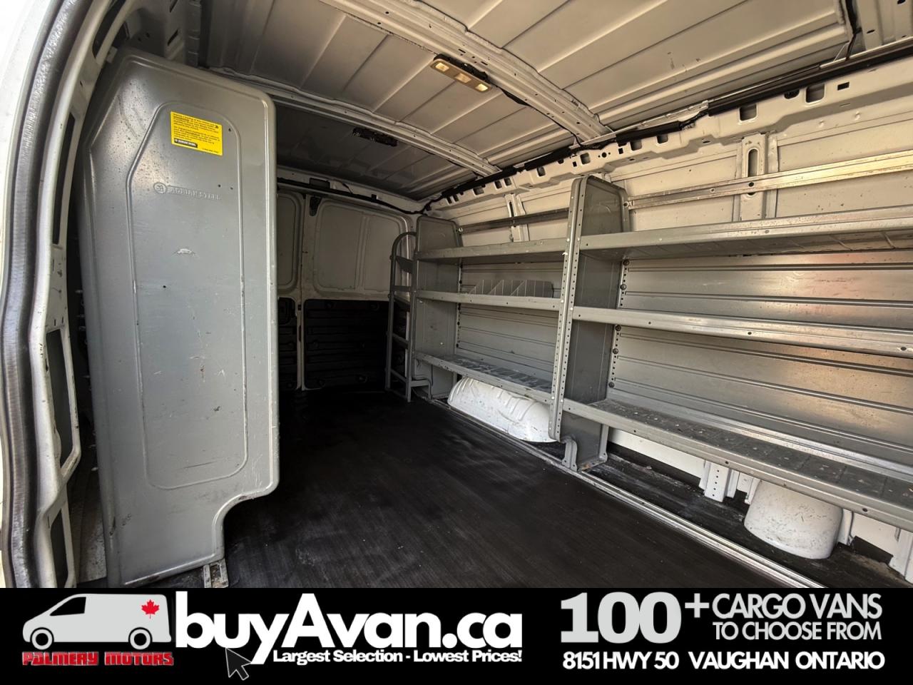 2017 GMC Savana Cargo Van 2500 Racks Divider Shelves Photo