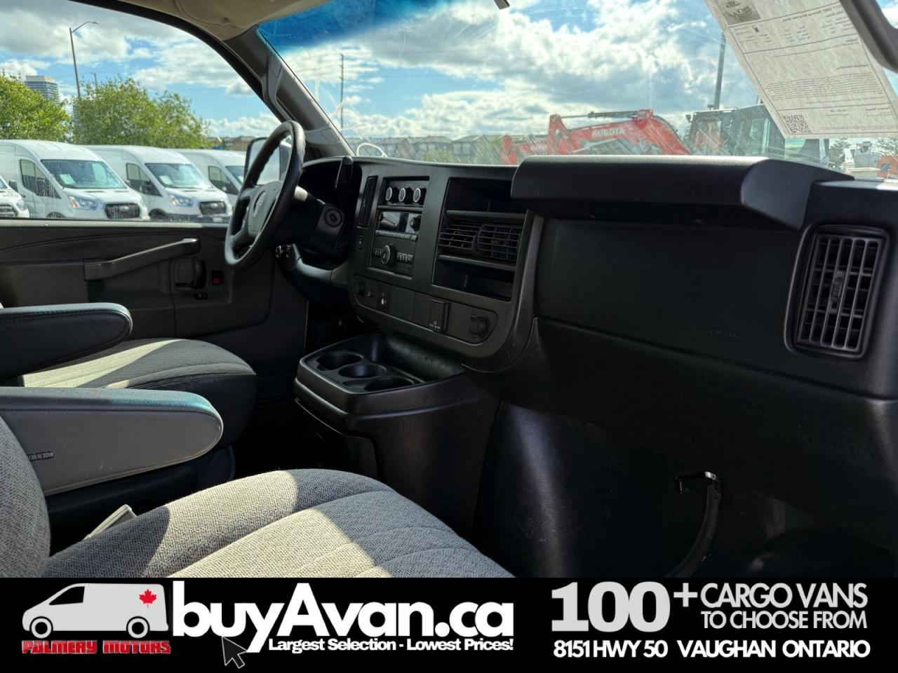 2017 GMC Savana Cargo Van 2500 Racks Divider Shelves Photo