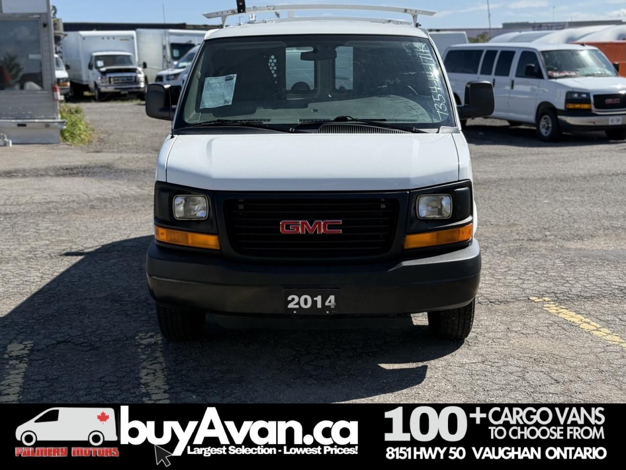 2014 GMC Savana Cargo Van 2500  Racks + Divider Photo