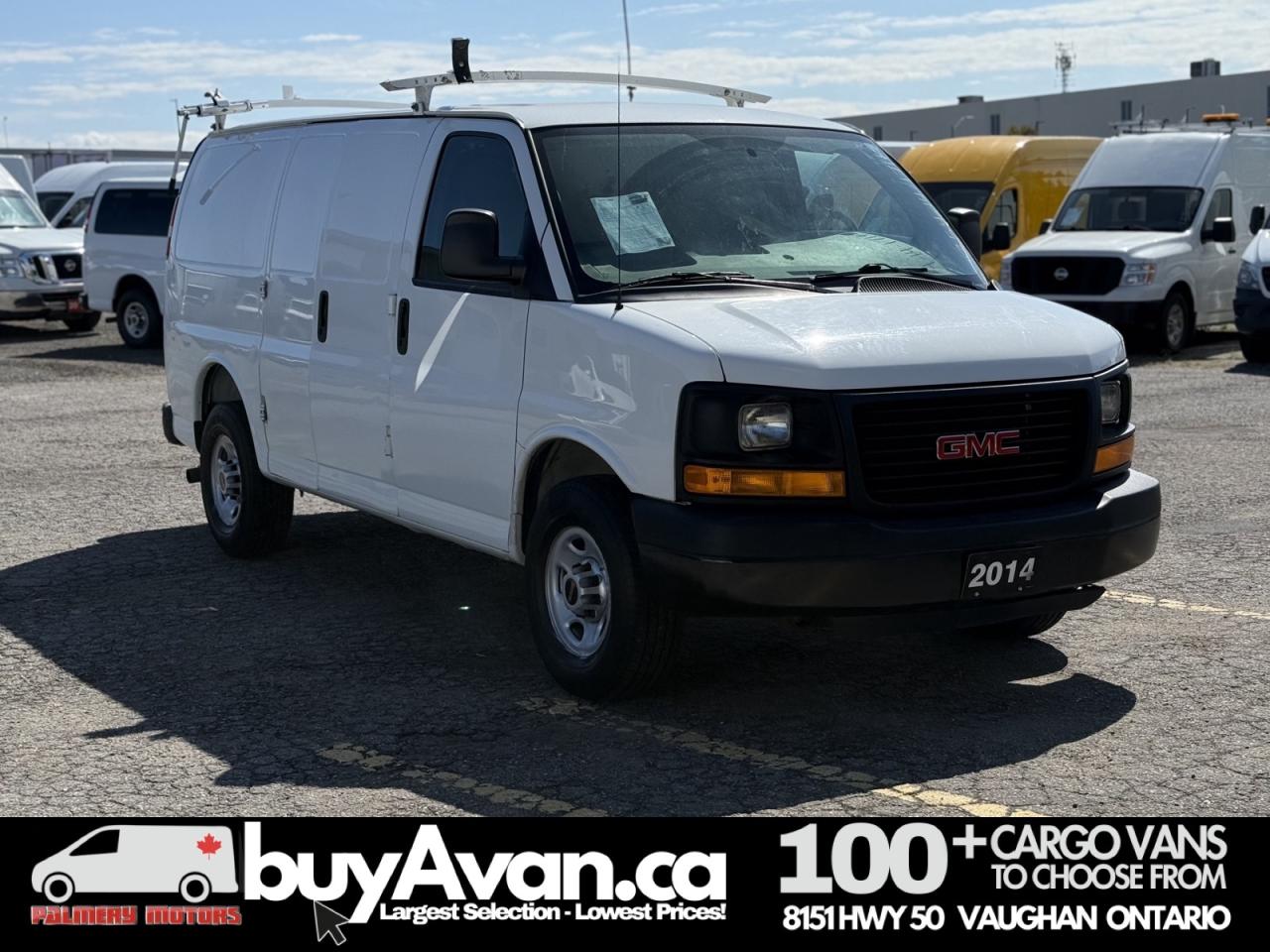2014 GMC Savana Cargo Van 2500  Racks + Divider Photo