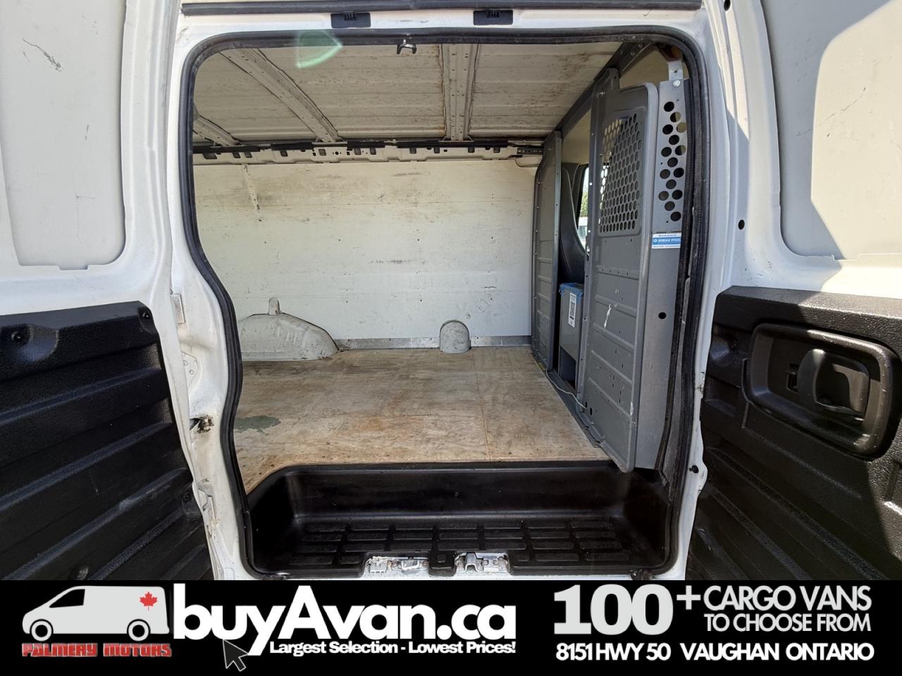 2014 GMC Savana Cargo Van 2500  Racks + Divider Photo