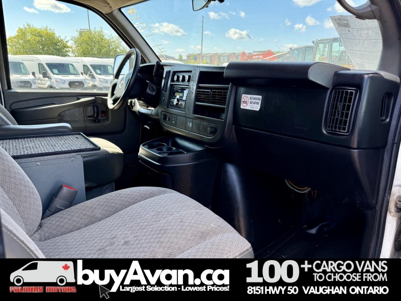 2014 GMC Savana Cargo Van 2500  Racks + Divider Photo