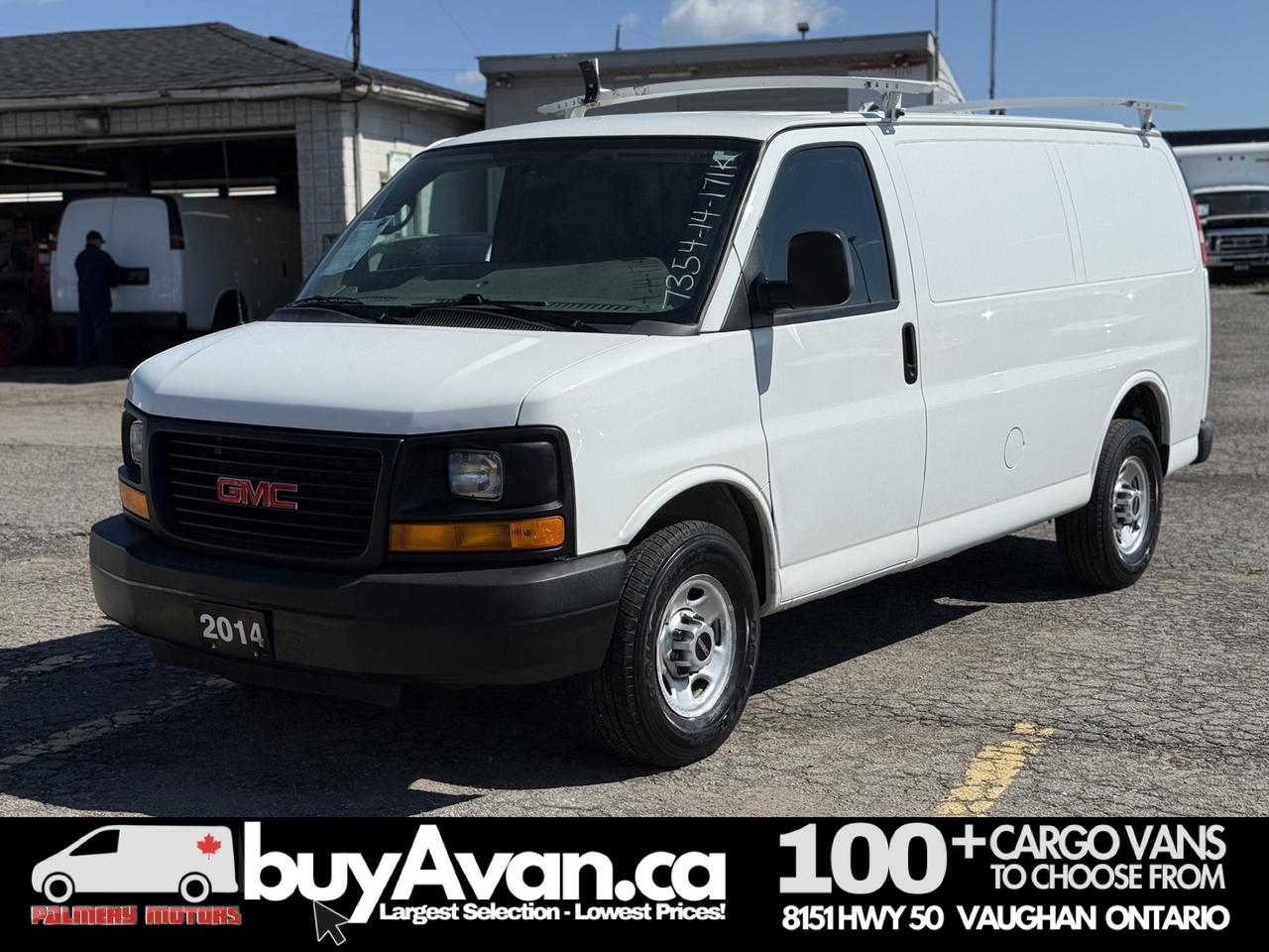 2014 GMC Savana Cargo Van 2500  Racks + Divider Photo