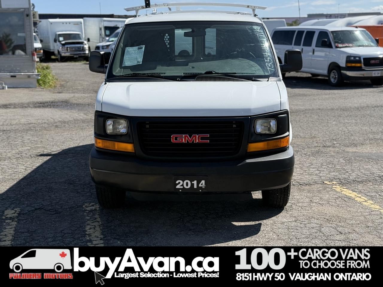 2014 GMC Savana Cargo Van 2500  Racks + Divider Photo