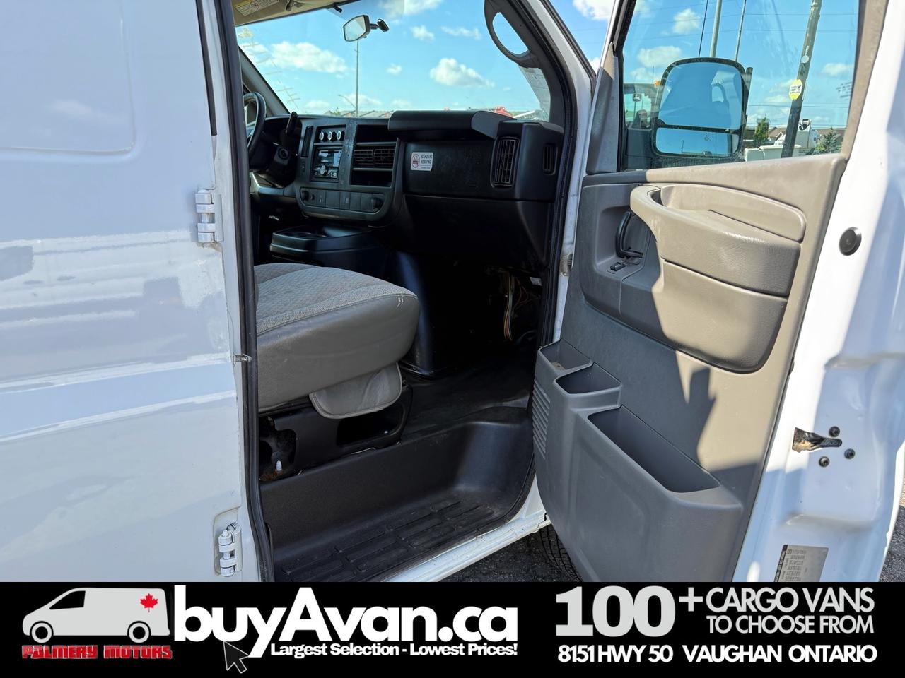 2014 GMC Savana Cargo Van 2500  Racks + Divider Photo