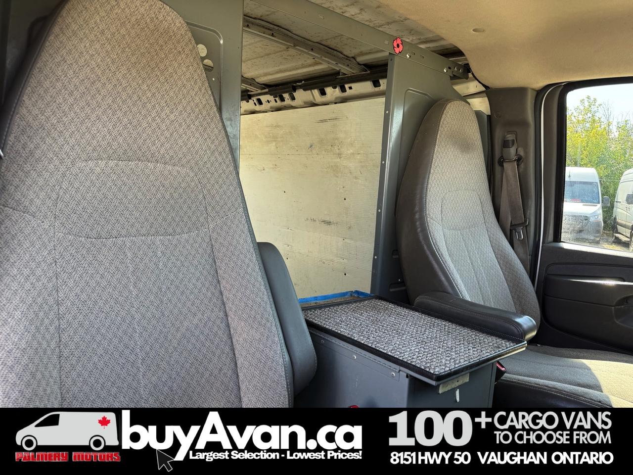 2014 GMC Savana Cargo Van 2500  Racks + Divider Photo