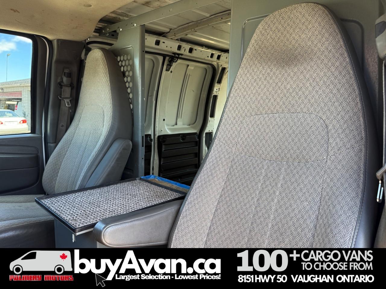 2014 GMC Savana Cargo Van 2500  Racks + Divider Photo