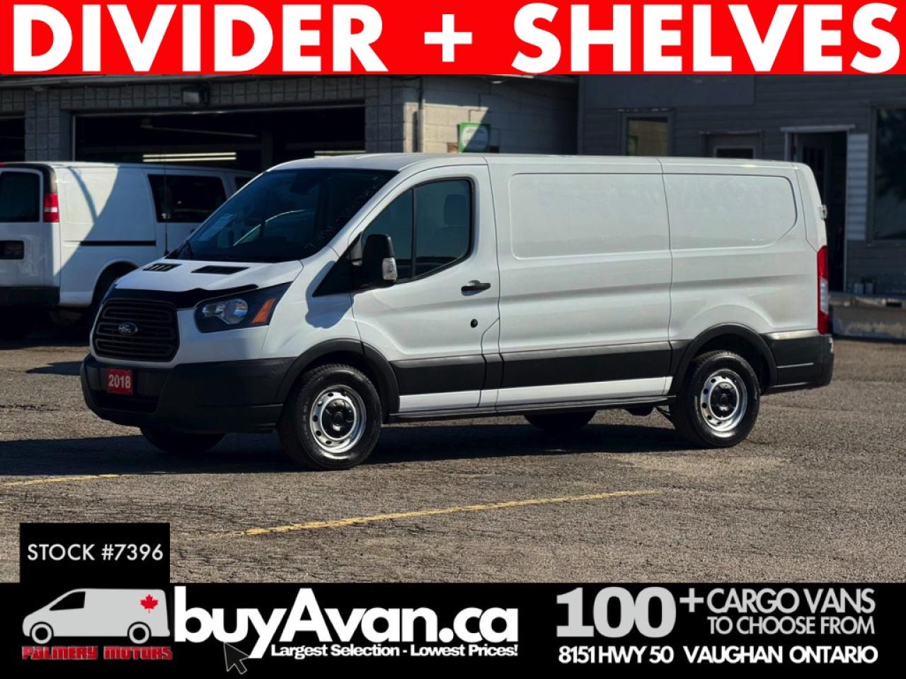 2018 Ford Transit Cargo Van Cargo 130" Shelves + Divider Photo