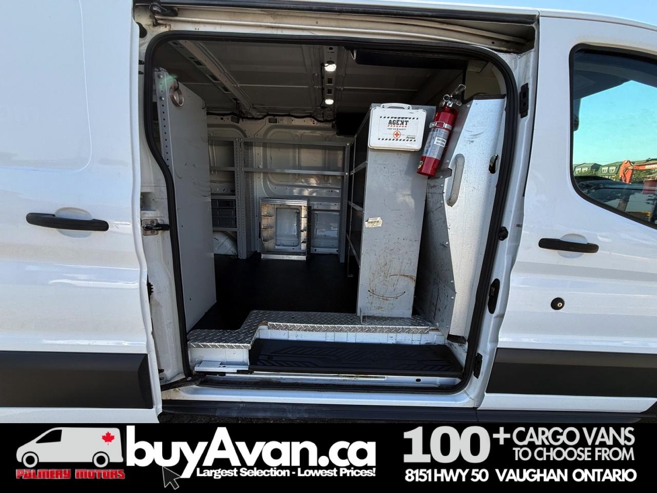 2018 Ford Transit Cargo Van Cargo 130" Shelves + Divider Photo