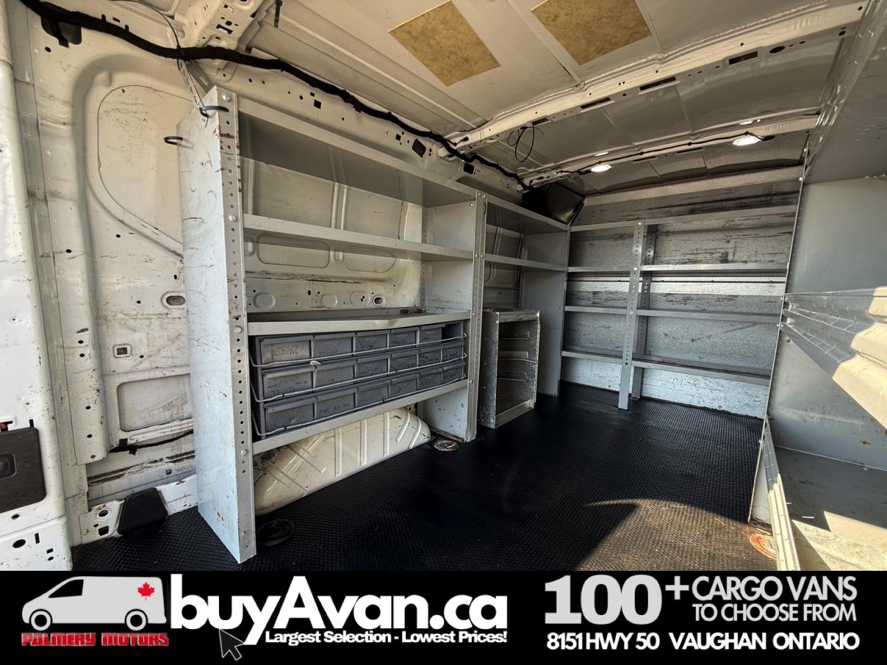 2018 Ford Transit Cargo Van Cargo 130" Shelves + Divider Photo