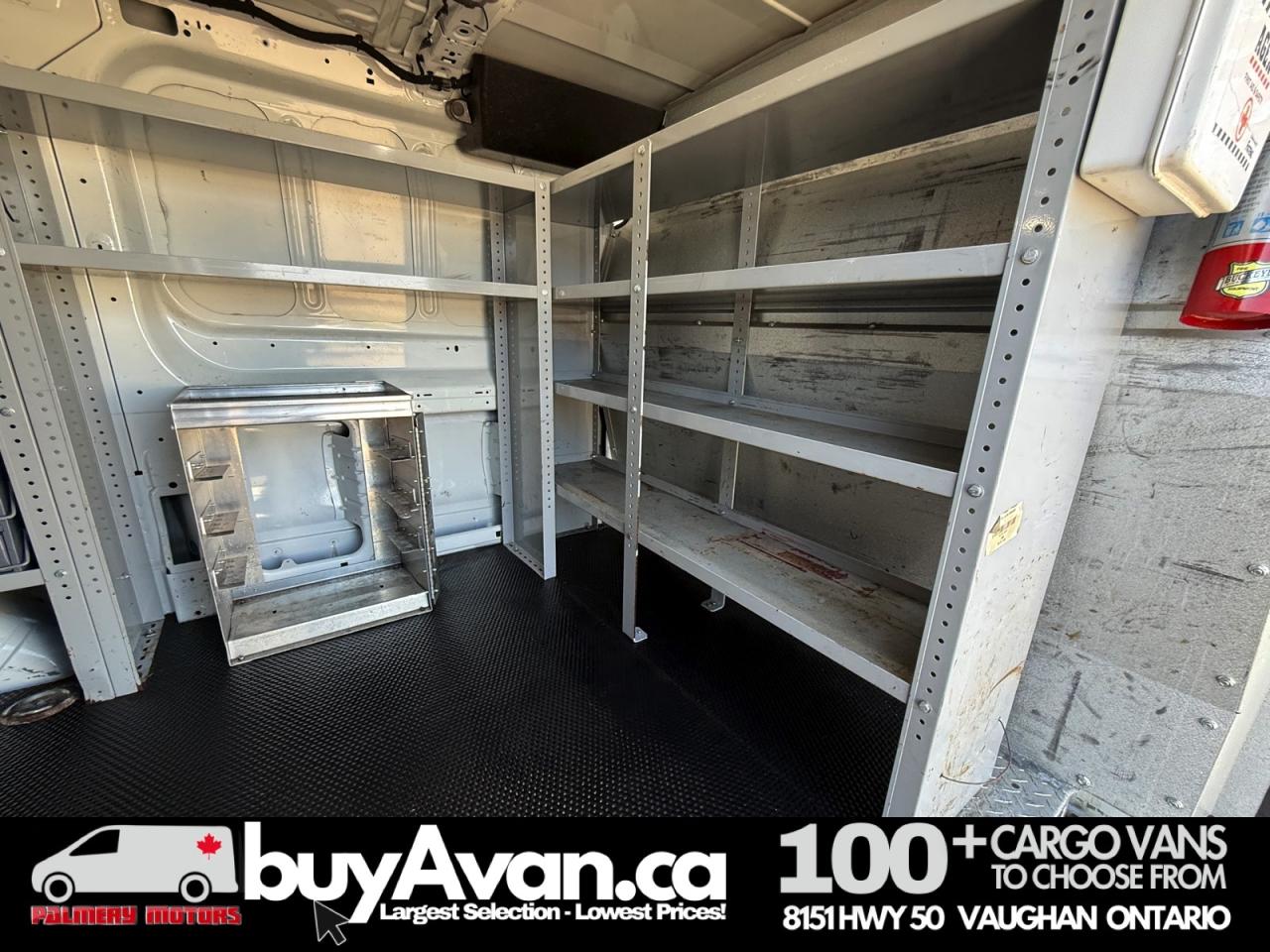 2018 Ford Transit Cargo Van Cargo 130" Shelves + Divider Photo