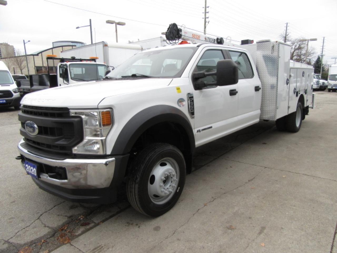2020 Ford Super Duty F-550 DIESEL 4X4 CREW/NEW SERVICE/BODY & CRANE Photo