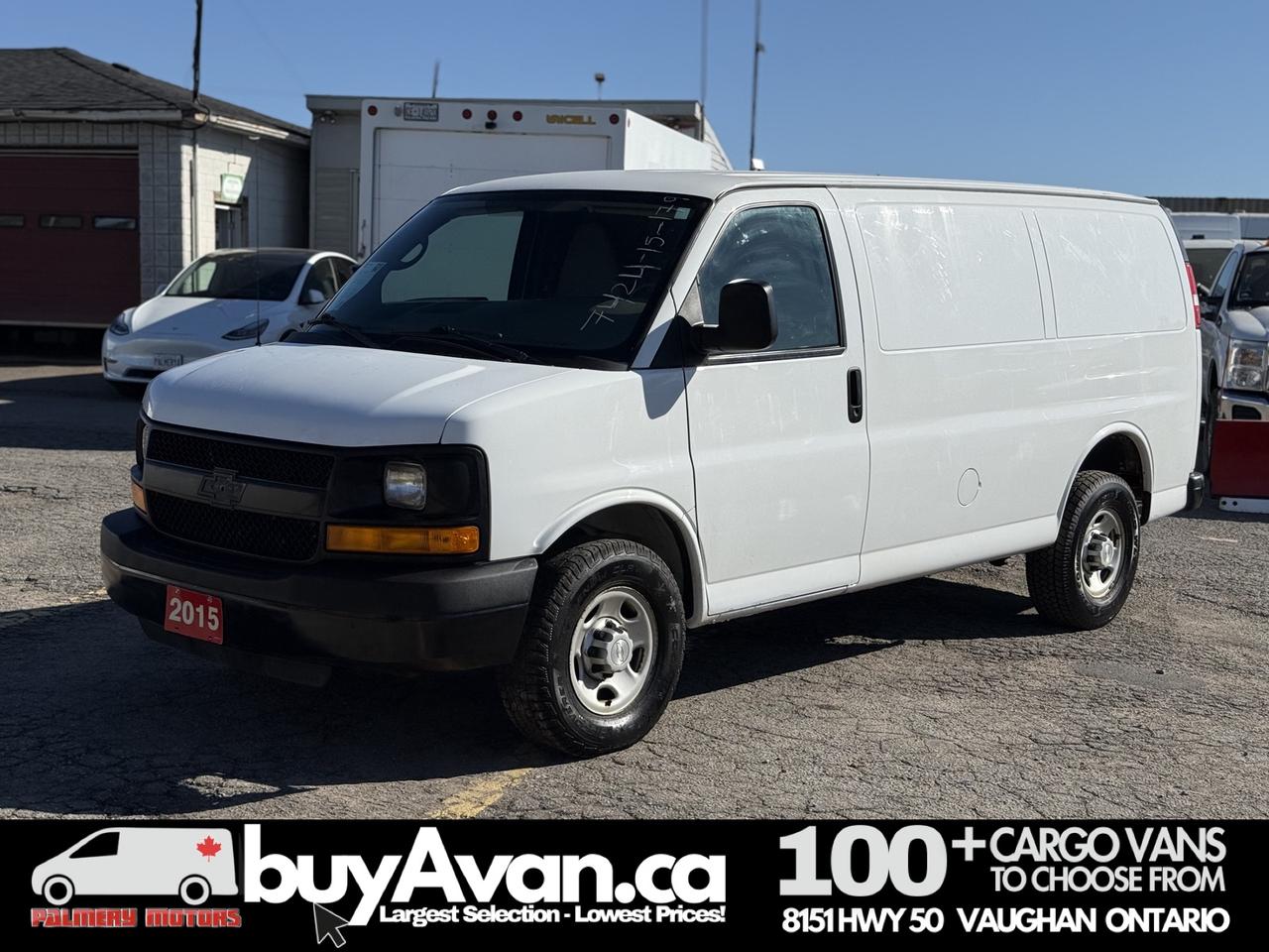 2015 GMC Savana Cargo Van 2500 + Divider Photo4