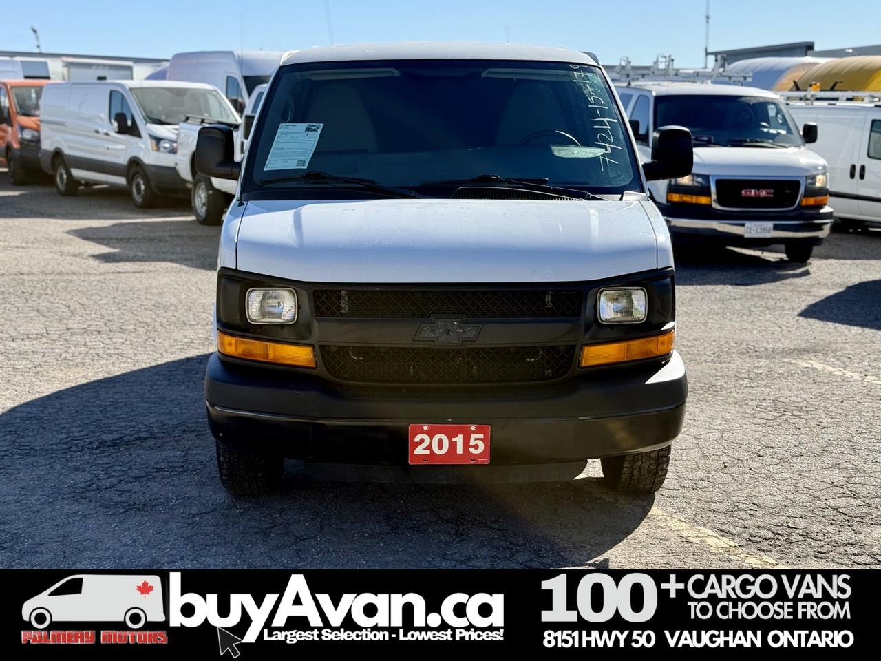 2015 GMC Savana Cargo Van 2500 + Divider Photo