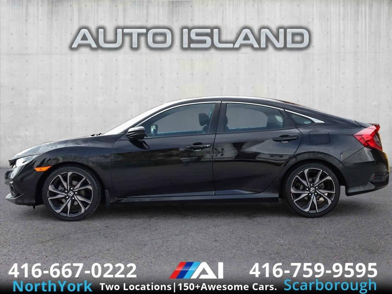 2020 Honda Civic Sport -One Owner-Sunroof-18in Wheels-Remote Start Photo3