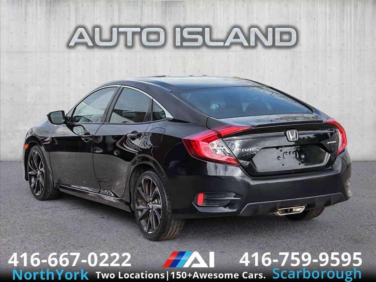 2020 Honda Civic Sport -One Owner-Sunroof-18in Wheels-Remote Start Photo4