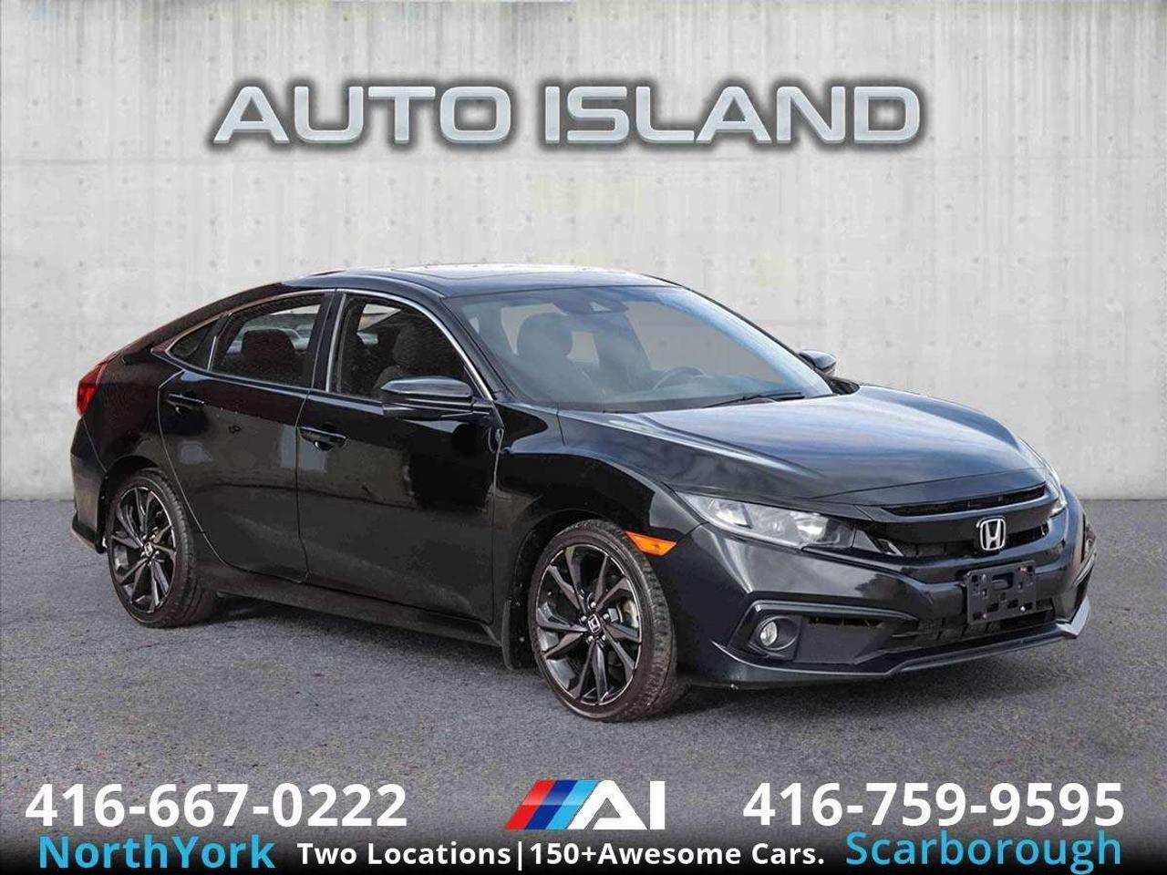 2020 Honda Civic Sport -One Owner-Sunroof-18in Wheels-Remote Start Photo