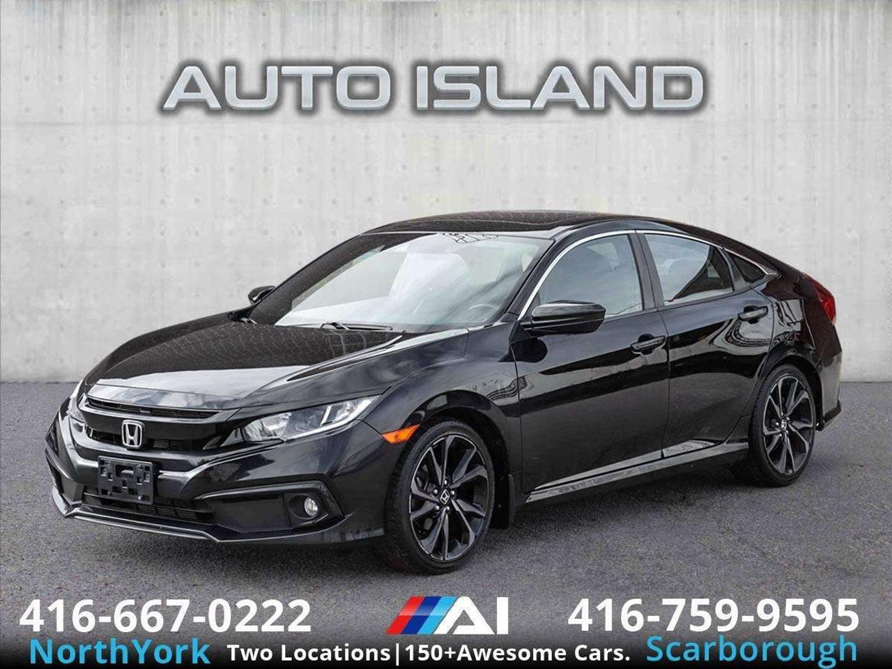 2020 Honda Civic Sport -One Owner-Sunroof-18in Wheels-Remote Start Photo2