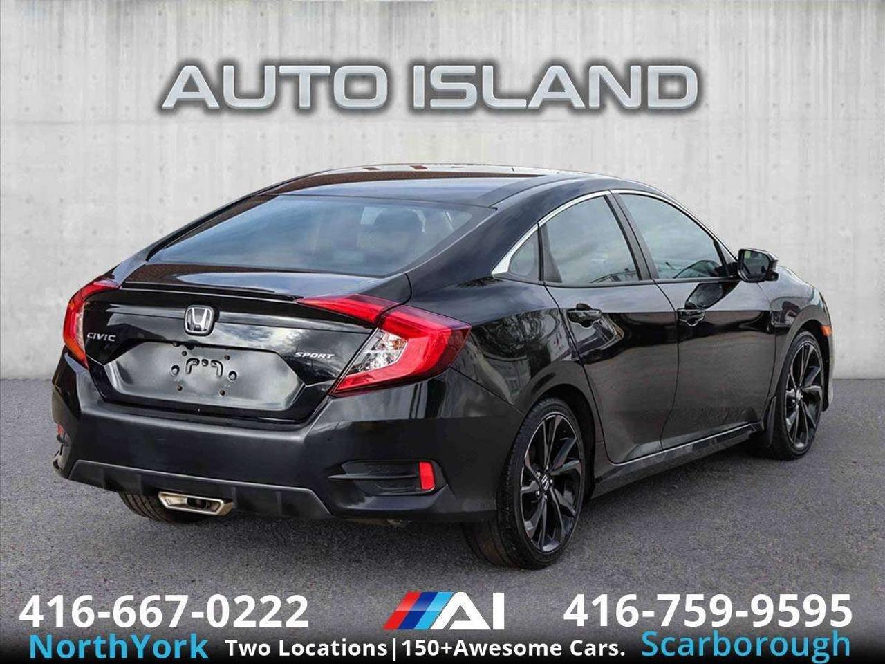 2020 Honda Civic Sport -One Owner-Sunroof-18in Wheels-Remote Start Photo