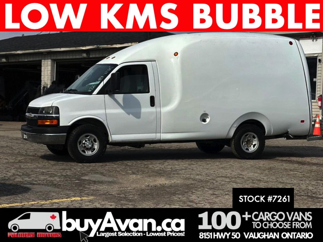 2014 GMC Savana Cargo Van Bubble Van V8 Gas Photo0