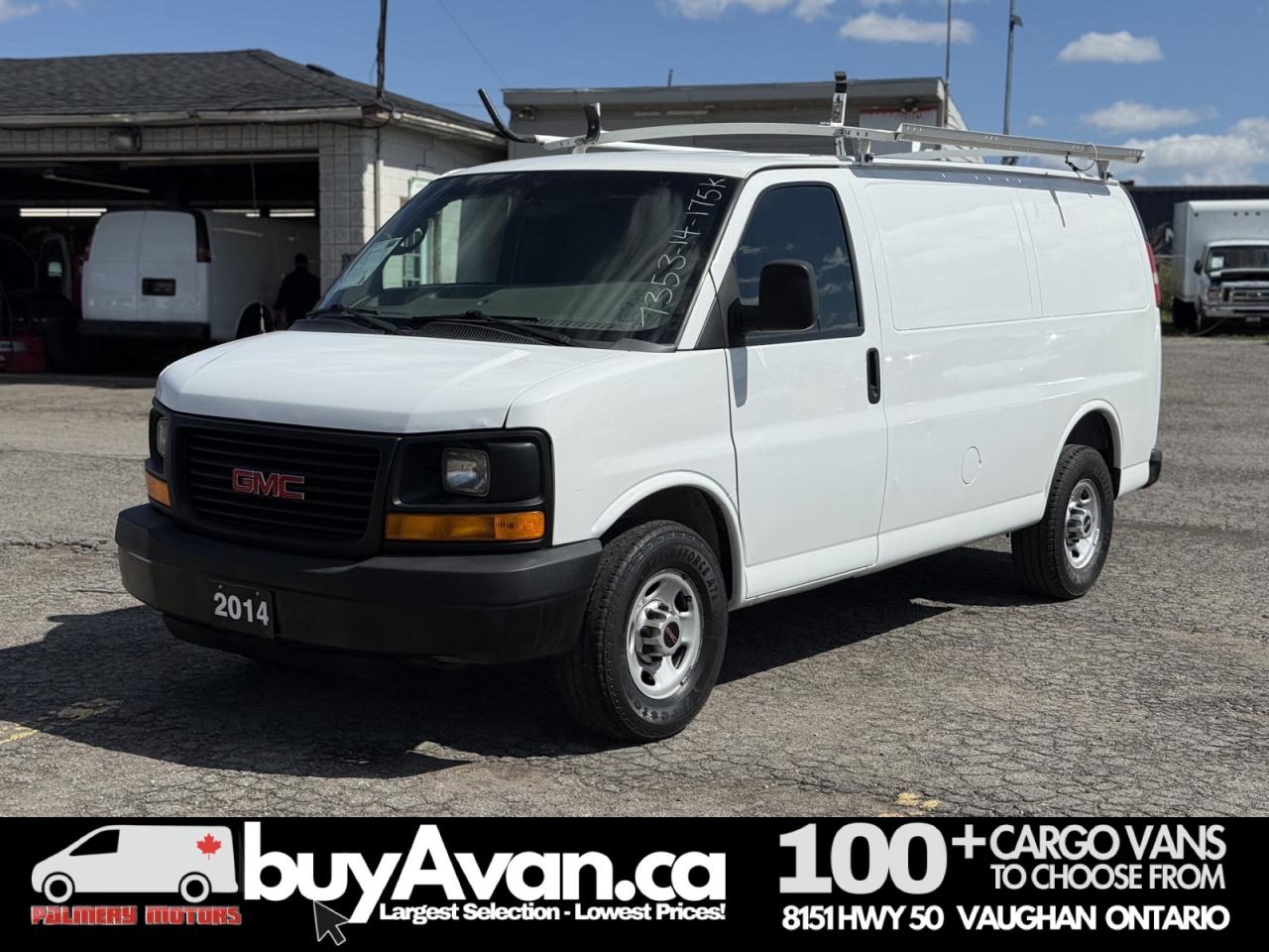 2014 GMC Savana Cargo Van Racks Shelves Divider Photo