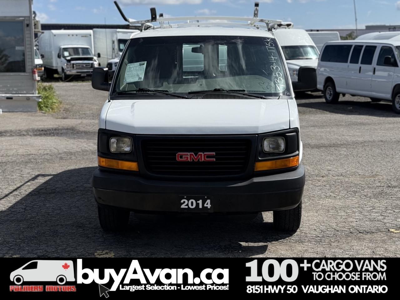 2014 GMC Savana Cargo Van Racks Shelves Divider Photo