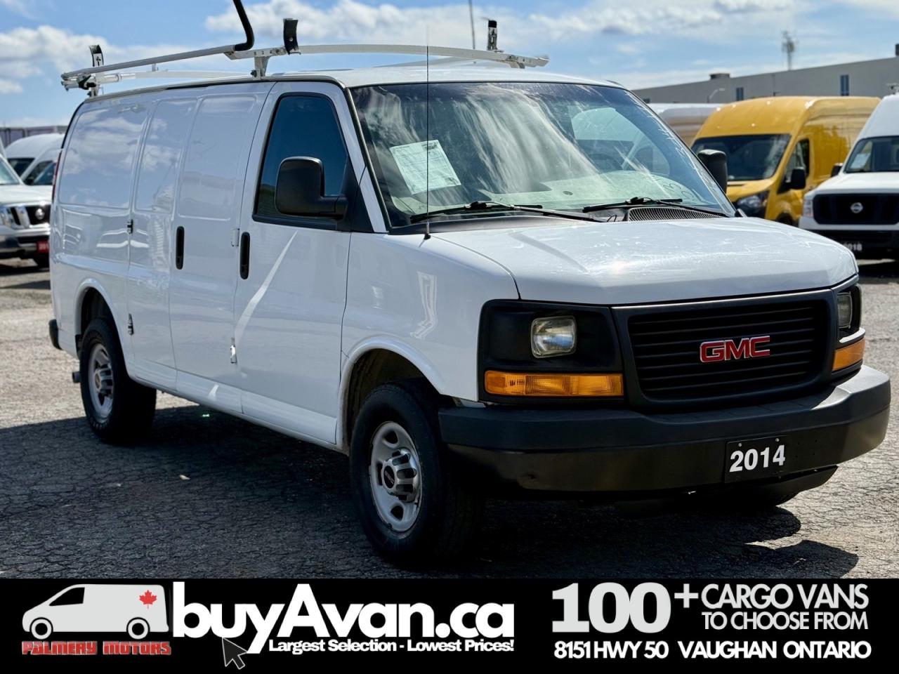 2014 GMC Savana Cargo Van Racks Shelves Divider Photo