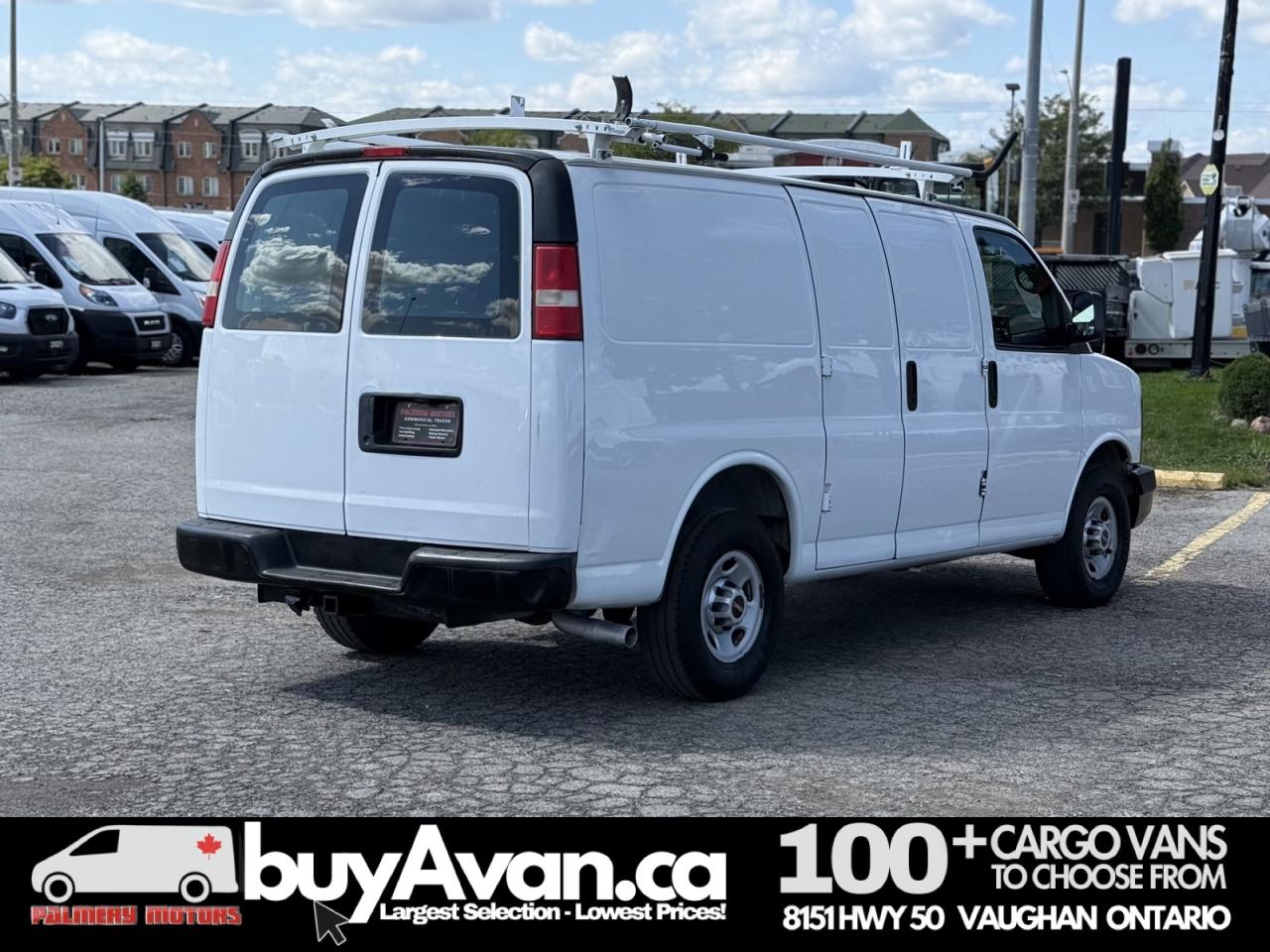 2014 GMC Savana Cargo Van Racks Shelves Divider Photo