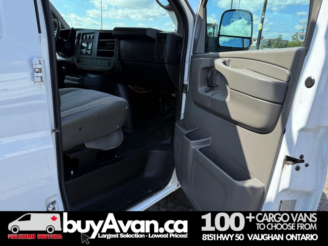 2014 GMC Savana Cargo Van Racks Shelves Divider Photo