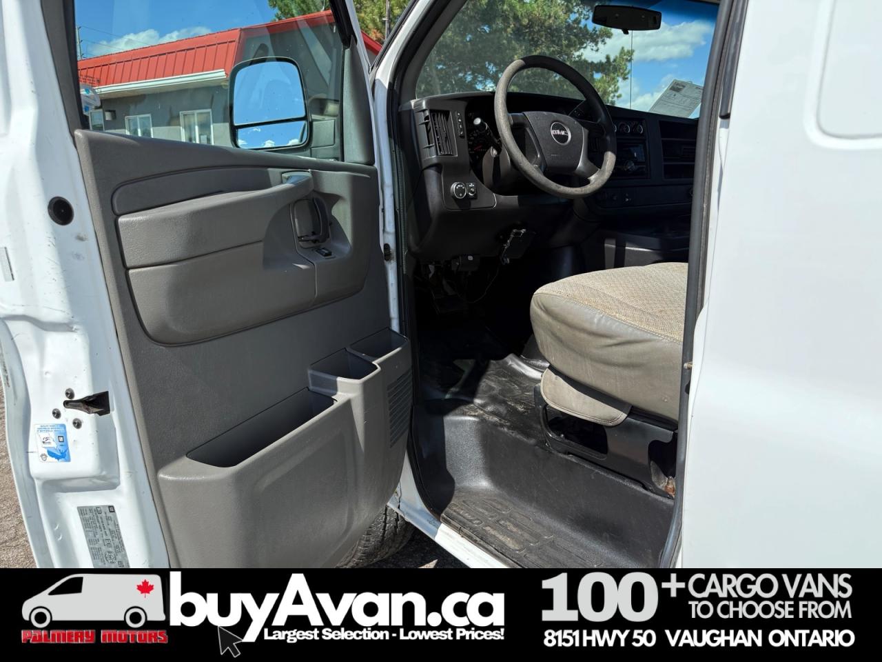 2014 GMC Savana Cargo Van Racks Shelves Divider Photo