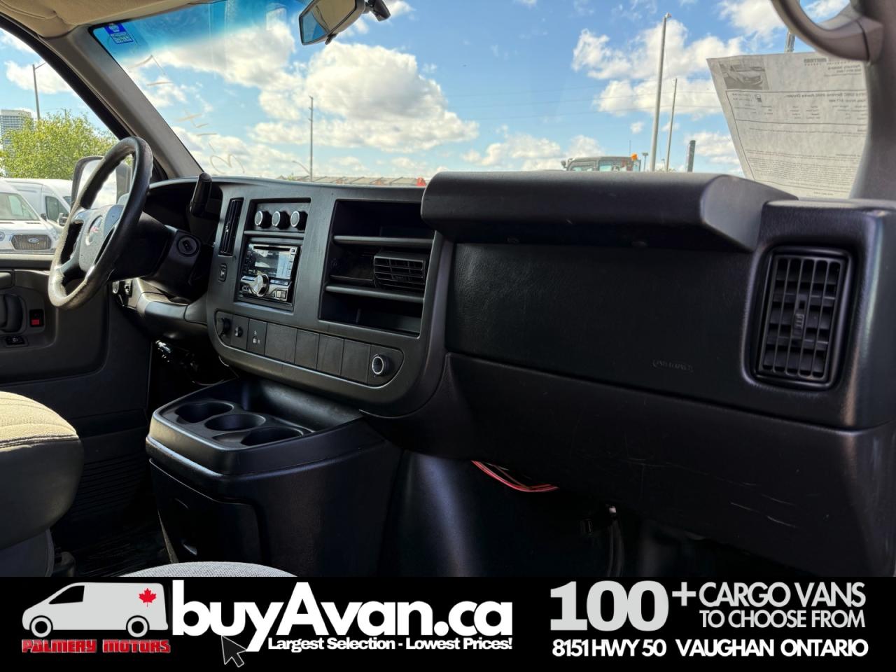 2014 GMC Savana Cargo Van Racks Shelves Divider Photo