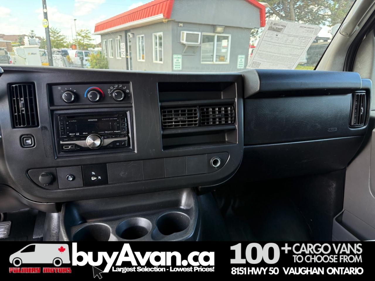 2014 GMC Savana Cargo Van Racks Shelves Divider Photo