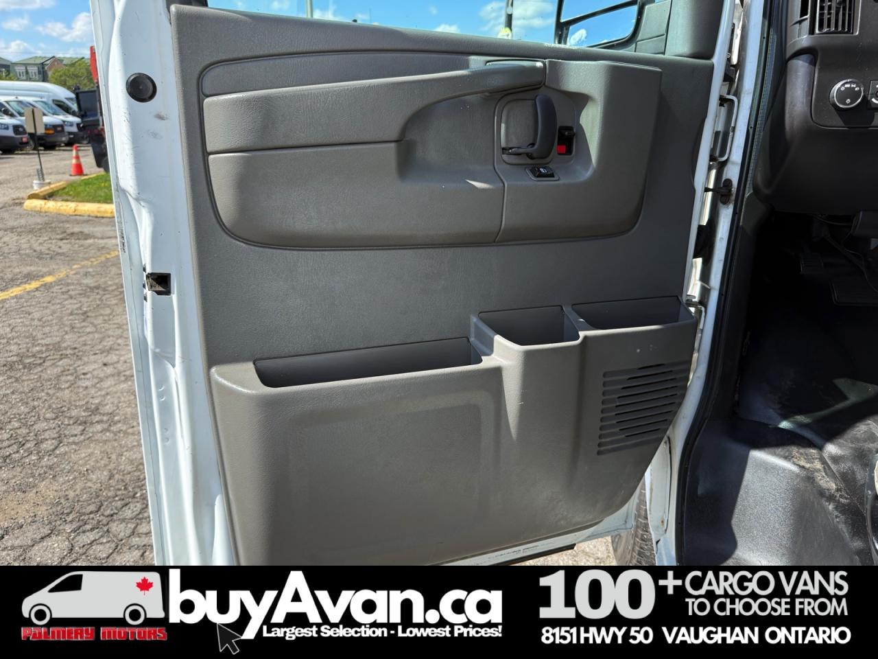 2014 GMC Savana Cargo Van Racks Shelves Divider Photo