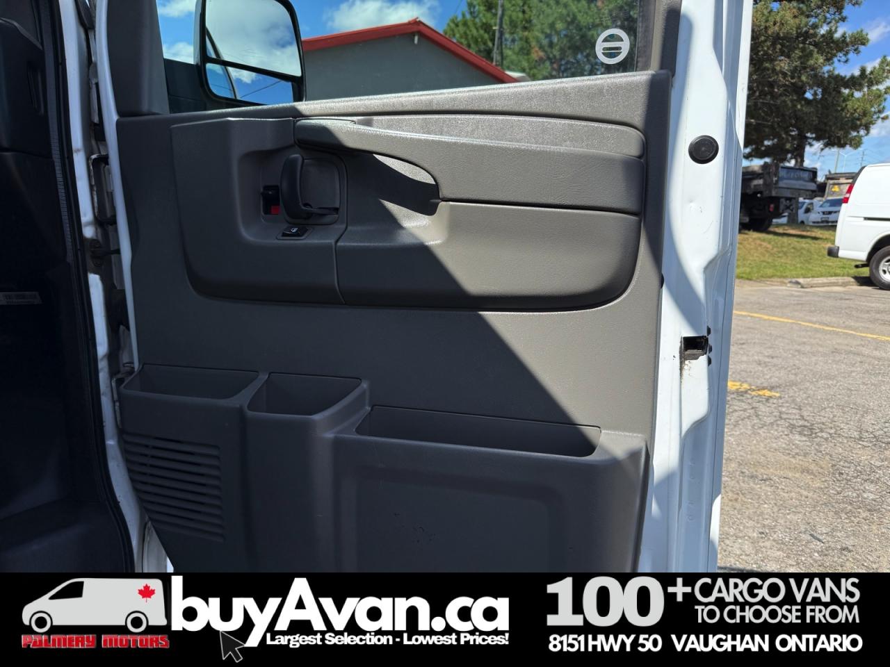 2014 GMC Savana Cargo Van Racks Shelves Divider Photo