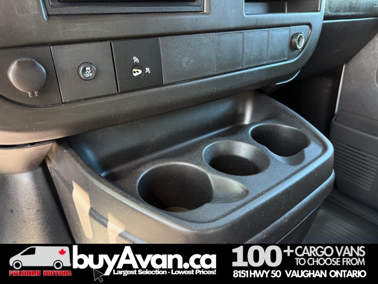 2014 GMC Savana Cargo Van Racks Shelves Divider Photo