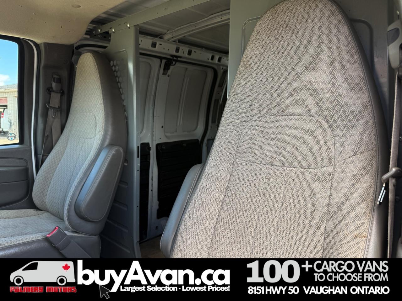 2014 GMC Savana Cargo Van Racks Shelves Divider Photo